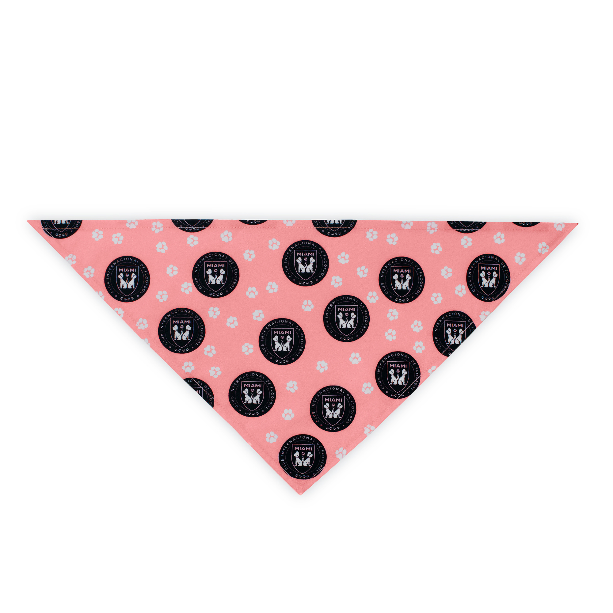 Miami soccer-themed dog bandana – Floofball