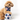 Dog wearing a ChewSA-themed soccer bandana holding a ChewSA soccer ball on a white background